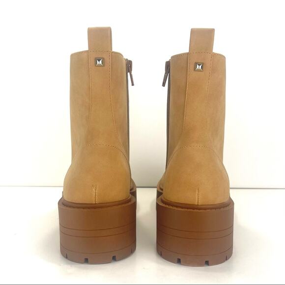 DV Dolce Vita Primm Women Tan Combat Boot Size 9 Platform Lug Sole Bootie New - Picture 5 of 15